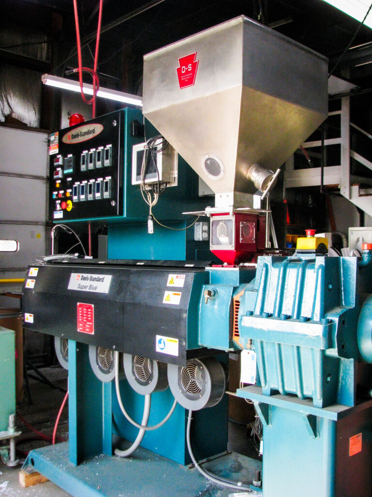 New plastic extruder at Jifram Extrusions facility
